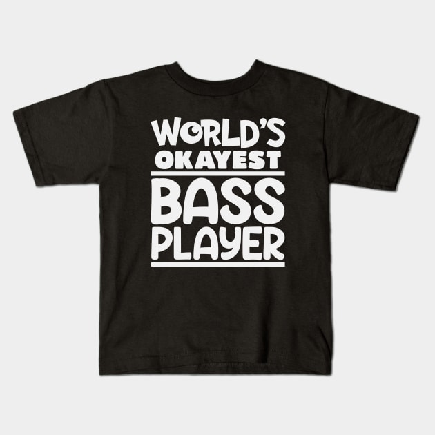 bass player Kids T-Shirt by Polli